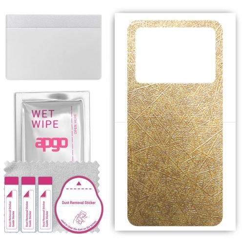 folia naklejka skórka strukturalna na TYŁ do Infinix Note 40 - Tkanina Włókno - apgo SKINS