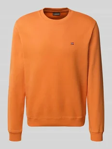 Bluza z okrągłym dekoltem i wyhaftowanym logo - Bluzy męskie - miniaturka - grafika 1