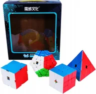 Łamigłówki - Duży Zestaw Kostek Rubika Pyraminx + Megaminx + Skewb + Square1 - miniaturka - grafika 1