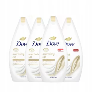 Dove Nourishing Silk żel pod prysznic 4 x 450 ml - Kosmetyki do kąpieli - miniaturka - grafika 1