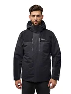 Kurtki i kamizelki sportowe męskie - Jack Wolfskin Kurtka funkcyjna 3w1 "Jasper" w kolorze antracytowym - miniaturka - grafika 1