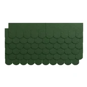 Pokrycia dachowe - Nexler Gont karpiówka 80 cm zielony 3 m2 - miniaturka - grafika 1