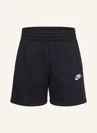 Spodnie i spodenki dla dziewczynek - Nike Szorty Dresowe New Sportswear Club schwarz - miniaturka - grafika 1
