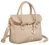 Torebki damskie - Elegancka torebka damska na ramię do ręki beżowa torba ROVICKY - miniaturka - grafika 1