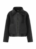 Kurtki damskie - Wełniana bomberka BOOMBER - miniaturka - grafika 1