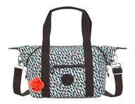 Torebki damskie - Kipling ART MINI Mała Torebka ze Zdejmowanym Paskiem na ramię, Abstract Print White - miniaturka - grafika 1