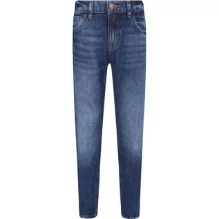 Spodnie i spodenki dla chłopców - Guess Jeansy | Straight fit | denim - grafika 1