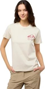 Jack Wolfskin Koszulka damska Bergblick T W, Red Coral, L - Koszulki i topy damskie - miniaturka - grafika 1