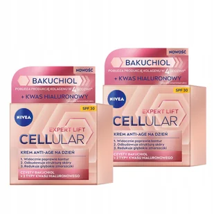 NIVEA Cellular Expert Lift Krem ujędrniający na zmarszczki na dzień 50ml x2 - Kremy do twarzy NIVEA Cellular Expert Lift Krem ujędrniający na zmarszczki na dzień 50ml x2 - Kremy do twarzy - miniaturka - grafika 1