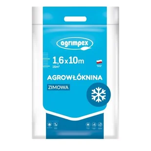 Agrimpex Agrowłóknina osłaniająca zimowa - hobby 1,6m x 10m, 50g/m2, marki AHZ161050 - Agrowłókniny - miniaturka - grafika 1