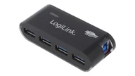 Huby USB - UA0170 Hub USB, DC, USB A gniazdo x4, USB B gniazdo, USB 3.0, PnP, 5Gbps - miniaturka - grafika 1