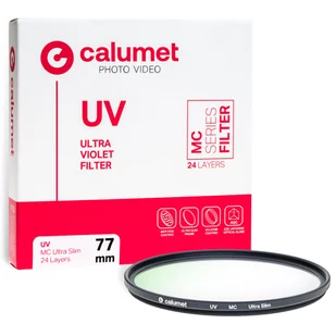 Calumet Filtr UV MC 77 mm Ultra Slim 24 warstw - Kup za 80,10 zł (taniej o 10 %) wpisując w koszyku kod: ORANGECALUMET10 - Filtry fotograficzne - miniaturka - grafika 1