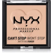 Pudry do twarzy - NYX Professional Makeup Can’t Stop Won’t Stop Mattifying Powder Medium - miniaturka - grafika 1