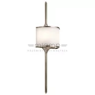 Lampy ścienne - Elstead Lighting Kichler Kinkiet LAMPA ścienna KL/MONA/L CLP KICHLER łazienkowa OPRAWA LED 7W IP44 cyna biała KL/MONA/L CLP - miniaturka - grafika 1