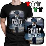 Koszulki męskie - KOSZULKA T-SHIRT MĘSKI WZORY DO WYBORU - PEAKY BLINDERS FILMY - XXL - miniaturka - grafika 1