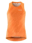 Koszulki i topy damskie - Craft Top kolarski "Core Endur Sing" w kolorze pomarańczowym - miniaturka - grafika 1