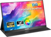 Monitory - Yodoit 14'' Przenośny monitor do komputera laptopa Mac Xboxa PS ekran FHD - miniaturka - grafika 1