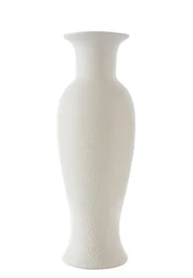 Wazon Ceramiczny, MÓWISZ I MASZ, kremowy, 14x14x40 cm - Wazony i flakony - miniaturka - grafika 1