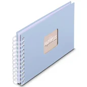 Albumy fotograficzne - Album HAMA Fine Art Białe kartki Błękitny (50 stron) - miniaturka - grafika 1