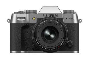 Fujifilm X-T50 z ob. 16-50mm srebrny - Aparaty Cyfrowe - miniaturka - grafika 1