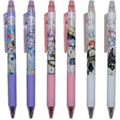 Długopisy - Długopis usuwalny automatyczny 0,5mm niebieski Korean Flower Manga MG AKPJ23006 - miniaturka - grafika 1