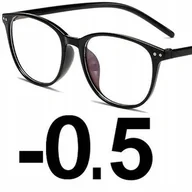 Okulary korekcyjne, oprawki, szkła - Okulary minusy do komputera korekcyjne -0.5 - miniaturka - grafika 1