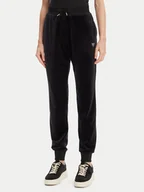 Spodnie sportowe damskie - Guess Spodnie dresowe V3BB27 K0232 Czarny Regular Fit - miniaturka - grafika 1