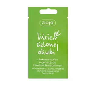 Ziaja Liście Zielonej Oliwki maska regenerująca 7ml - Maseczki do twarzy - miniaturka - grafika 1