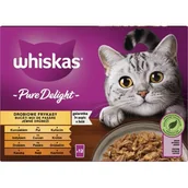 Mokra karma dla kotów - Whiskas Drobiowe Frykasy - mokra karma dla dorosłego kota, w galaretce (kawałki z: kurczakiem, indykiem, drobiem, kaczką) 12 x 85 g - miniaturka - grafika 1