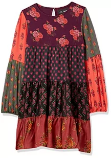 Desigual Dziewczęca sukienka Vest_celia Casual, czerwony, 3-4 Lata - Sukienki - miniaturka - grafika 1