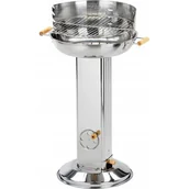 Grille - Activa Grill kolumnowy Bavaria, srebrny, 43x43 cm - miniaturka - grafika 1