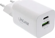 Ładowarki do telefonów - InLine® Power Delivery + Quick Charge USB Netzteil, 33W, USB-A + USB-C, weiß - miniaturka - grafika 1