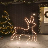 Oświetlenie świąteczne - Lumarko Świąteczna dekoracja w kształcie renifera, 72 LED, ciepła biel - miniaturka - grafika 1
