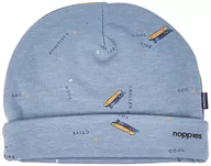 Czapki dla dzieci - Noppies Baby Baby-Chłopcy Boys Julich Allover Print czapka beanie, China Blue-P965, 3M-6M - miniaturka - grafika 1