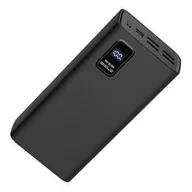 Akcesoria do tabletów i e-booków - Powerbank PLATINET 30000mAh PD 3.0 QC 3.0 LED Screen (PMPB30WQC728B) Czarna - miniaturka - grafika 1
