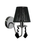 Lampy ścienne - Light Prestige Mona kinkiet 1-punktowy LP-5005/1W Czarny - miniaturka - grafika 1