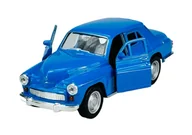 Samochody i pojazdy dla dzieci - WELLY WARSZAWA 224 NIEBIESKA 1:34 43621 - miniaturka - grafika 1