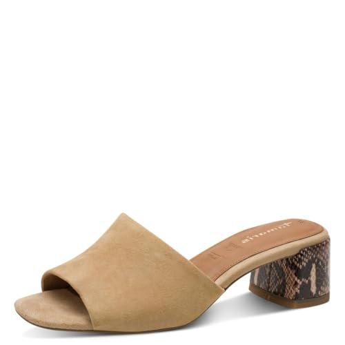 Tamaris Klapki damskie 1-27204-42, TAN Comb, 37 EU
