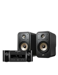 Zestaw stereo: Marantz Melody X + Polk Audio ES20, Kolor: Silver-Gold - Zestawy stereo - miniaturka - grafika 1