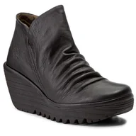 Botki damskie - Botki Fly London Yip P500505017 Czarny - miniaturka - grafika 1