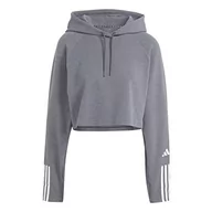 Bluzy damskie - adidas W TR-es Cot HD Bluza Damska - miniaturka - grafika 1