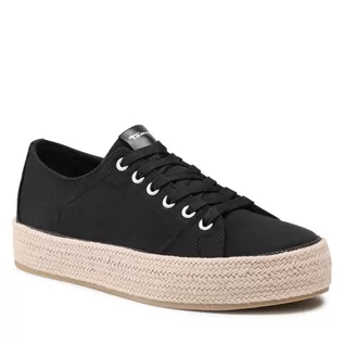 Espadryle damskie - Tamaris Espadryle 1-23789-28 Black 001 - grafika 1