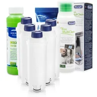 Akcesoria i części do ekspresów do kawy - Zestaw Delonghi Aqualogis AL-S002 5szt, Płyn DELONGHI SER3013 250ml, Verde 250ml - miniaturka - grafika 1