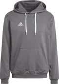 Bluzy męskie - Adidas adidas Entrada 22 Sweat Hoodie HB0578 szary XXL - miniaturka - grafika 1