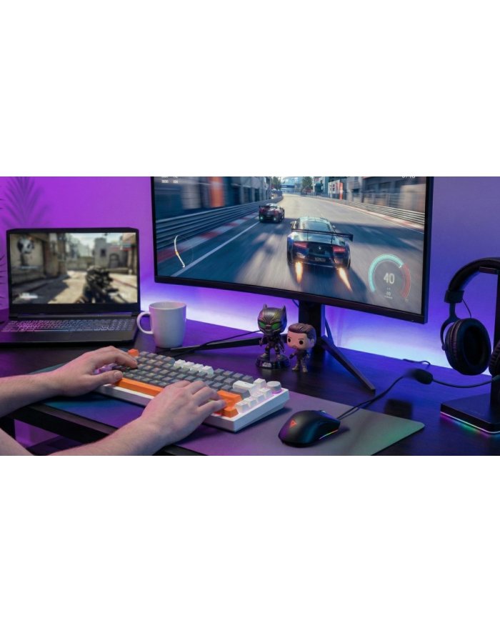 savio Klawiatura magnetyczna ASTRAL White OUTEMU White jade RGB 3 kolory keycapów SAVGK-ASTRAL WHITE JADE 3 COLOURS