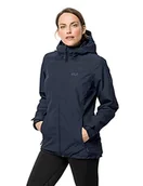 Kurtki damskie - Jack Wolfskin Norrland 3in1 W kurtka podwójna, kolor: niebieski (midnight blue) , rozmiar: small 1110911-1910002 - miniaturka - grafika 1
