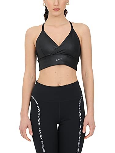 Nike W Nk Indy Textured Shine Bra Biustonosz Sport Unisex - Dorosły