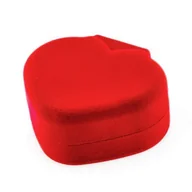 Akcesoria do zegarków - Prezentowe pudełko - serce - czerwone - miniaturka - grafika 1