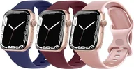 Akcesoria do smartwatchy - 3x PASEK DO ZEGARKA APPLE WATCH 38/40/41mm SE/9/8/7/6/5/4/3/2 RÓŻNE KOLORY - miniaturka - grafika 1