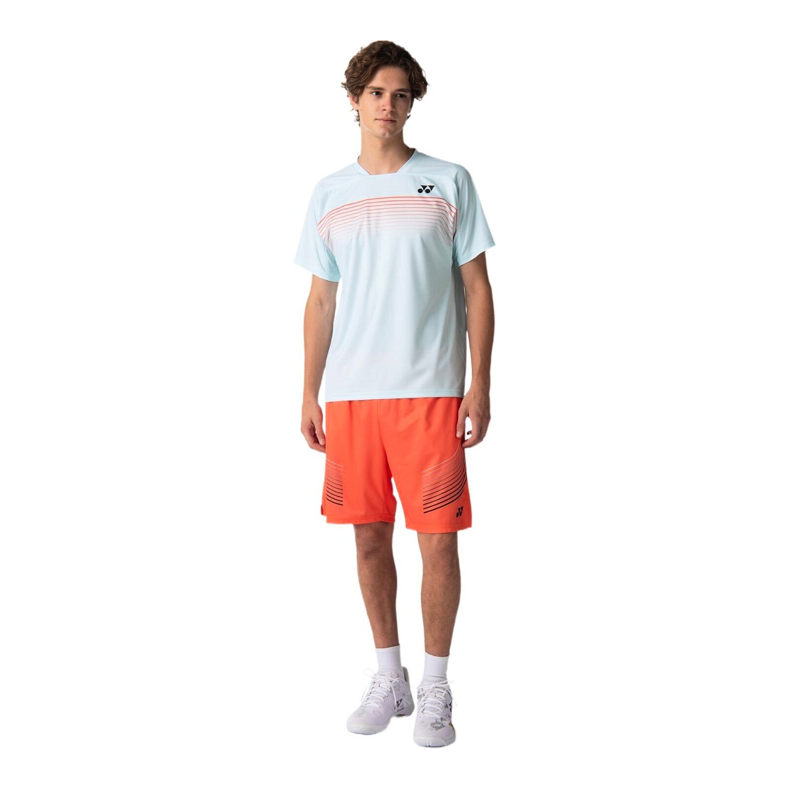 Koszulka męska Yonex Crew Neck Shirt 10727 Ice Blue XL